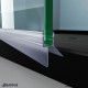 DreamLine H009A1-10, Clear Bottom Sweep Vinyl (pre-cut), 29 1/8 in. Length, for 3/8 in. (10 mm.) Glass Shower Door