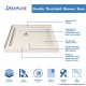 SlimLine Double Threshold Shower Base