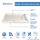 SlimLine Double Threshold Shower Base