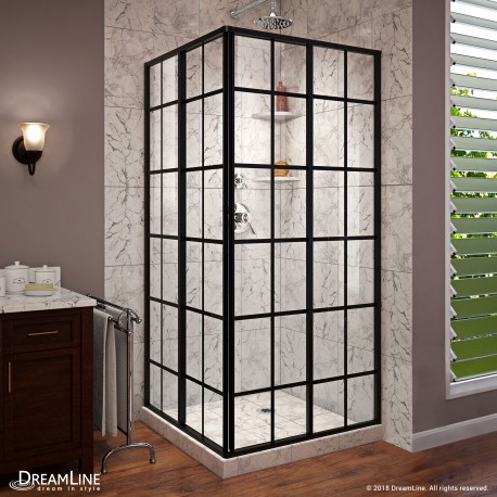 French Corner Sliding Shower Enclosure
