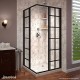 French Corner Sliding Shower Enclosure