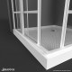 French Corner Sliding Shower Enclosure