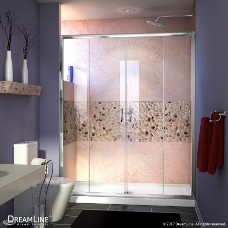 Visions Sliding Shower Door & Base