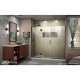 Unidoor-X 72 - 72 1/2 Hinged Shower Door