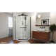 Prism Neo Angle Shower Enclosure & White Base Kit
