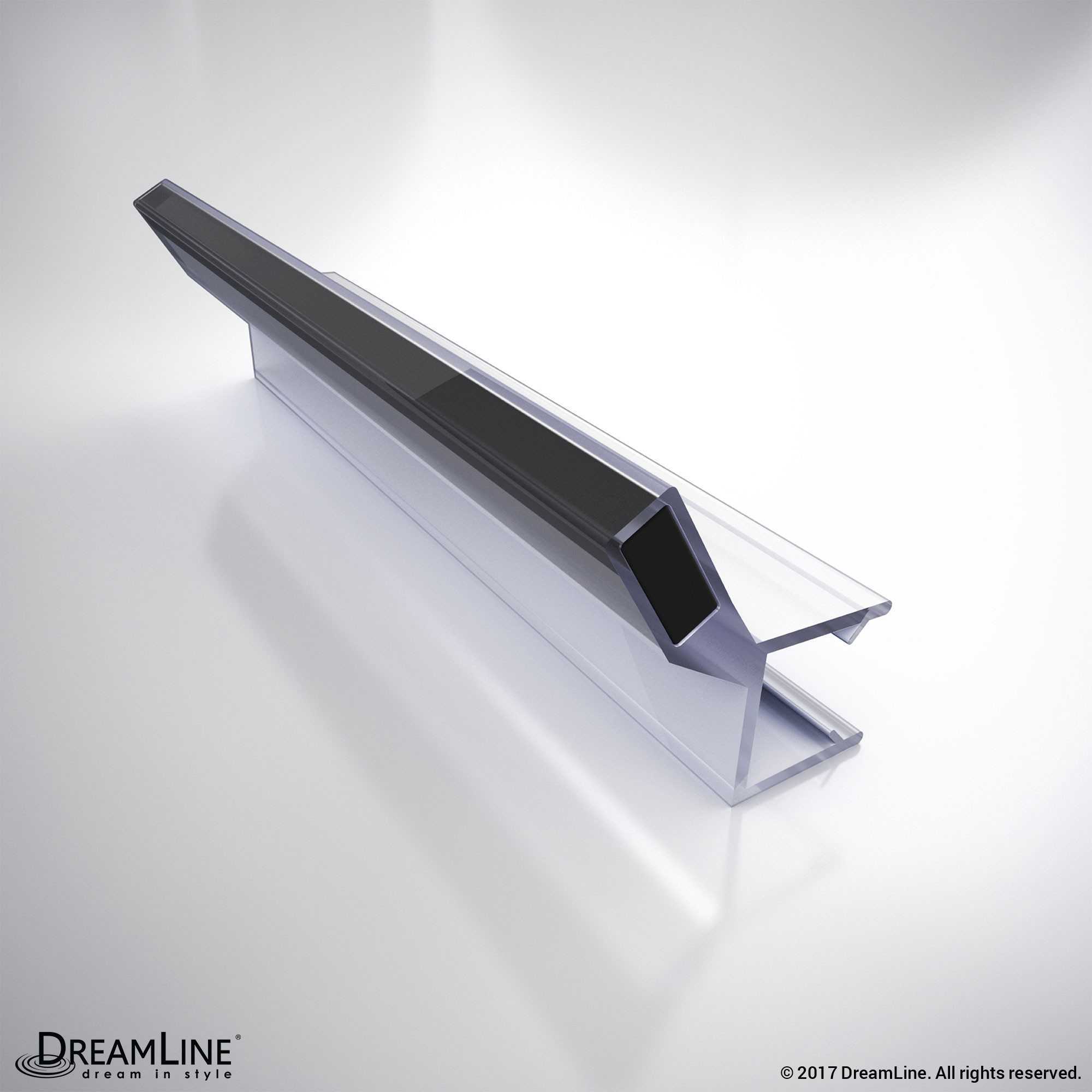 DreamLine 308GD-10, Black Magnetic Vinyl Seal, 76 in. Length, for